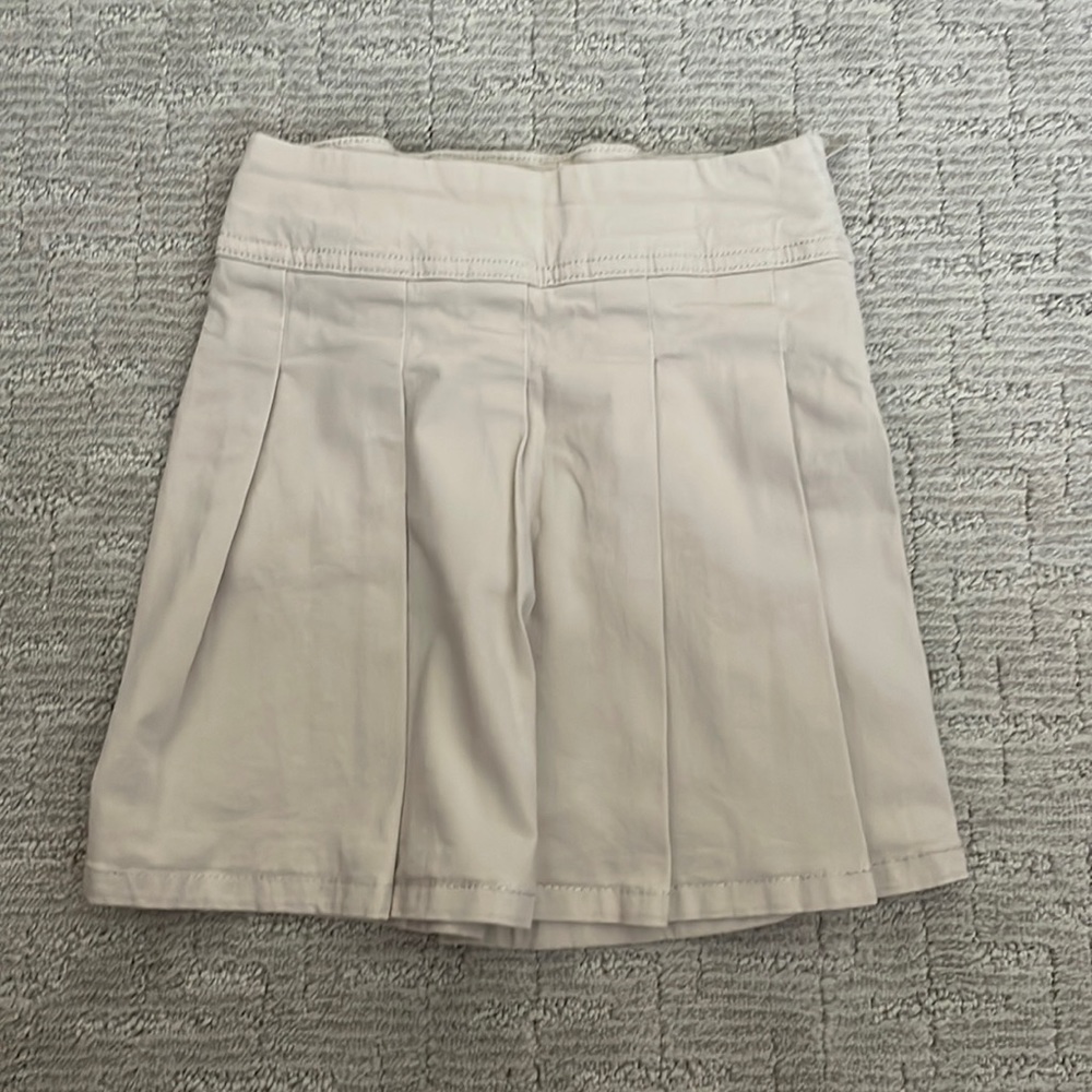 Girls Tan Uniform skort shorts/ skirt